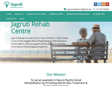 Tablet Screenshot of jagrutirehab.org